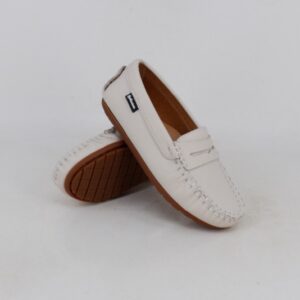 נעלי מוקסין קלאסי צבע שמנת BELLANCA