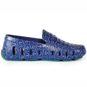 Floafers צבע כחול עם עוגנים