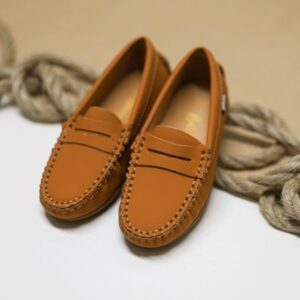 נעלי מוקסין קלאסי צבע קאמל BELLANCA